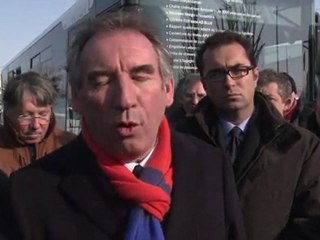 François Bayrou prône le "produit français" à Alençon