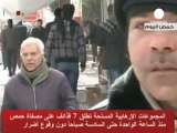 La tv di Stato mostra scene di vita quotidiana a Homs