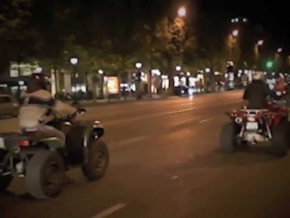 Paris By Night en Quad et Spyder can-am