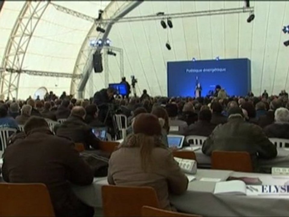 Discours sur la sûreté des installations nucléaires et la politique énergétique (Fessenheim