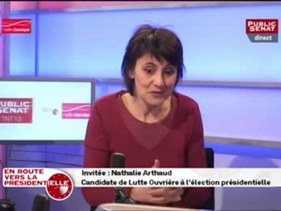 Interview de Nathalie Arthaud_PublicSenat