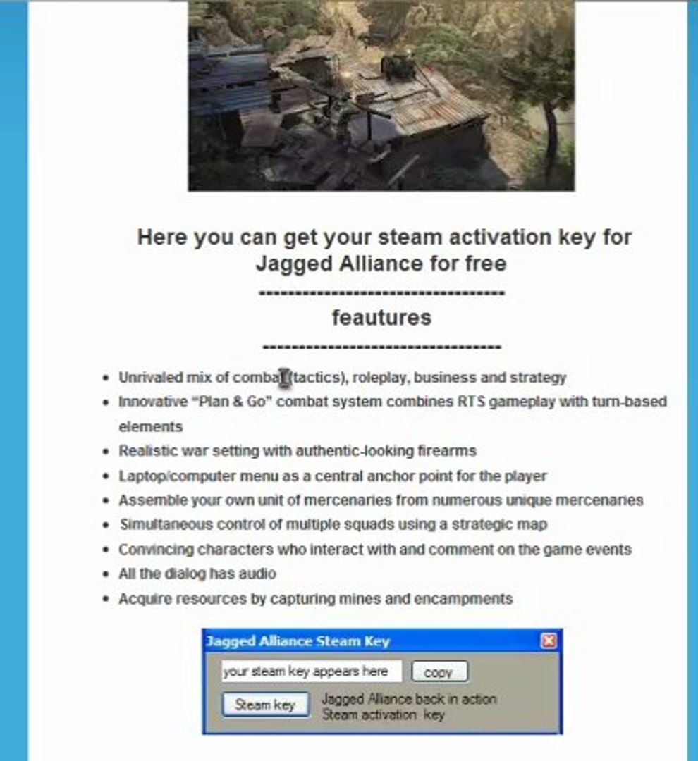 ⁣Jagged Alliance Back in Action Free Steam Activation Key