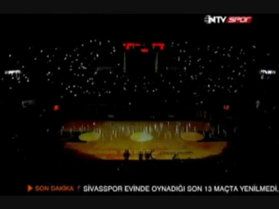 GALATASARAY-Cska maç öncesi görsel şov...