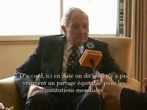 David Rockefeller face à Benjamin Fulford 2 sur 4