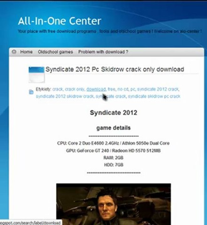 Syndicate 2012 Pc Skidrow crack only download