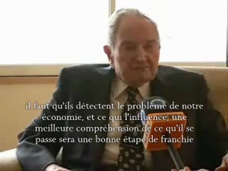 David Rockefeller face à Benjamin Fulford 3 sur 4