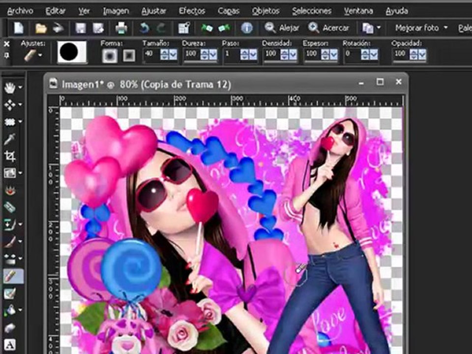 Tutorial de PSP en Español - Tag de San Valentin Love and Fantasy 2 de 3