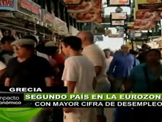 Pobreza y desempleo, protagonistas del drama griego