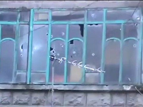 فري برس إدلب ـ معرة النعمان آثار إطلاق الرصاص على المساجد 9 2 2012