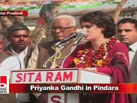 Priyanka Gandhi Vadra in Pindara, Amethi (U.P) 3rd Feb. 2012 Part 5
