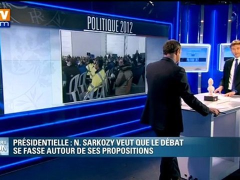 Présidentielle : Nicolas Sarkozy veut que le débat se fasse autour de ses propositions