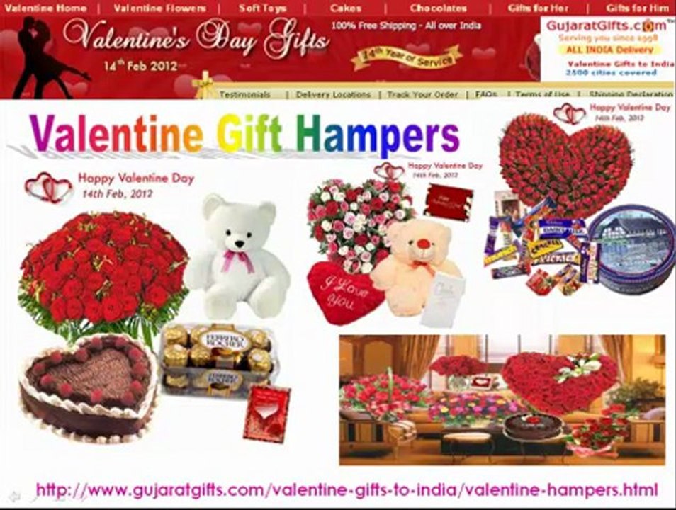 Valentine Gifts, Valentines Day Gifts to India, Buy Valentine Gifts Online by Gujaratgifts.com