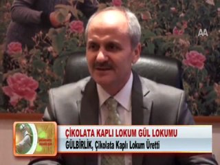 ÇİKOLATA KAPLI LOKUM GÜL LOKUMU 06.02.2012