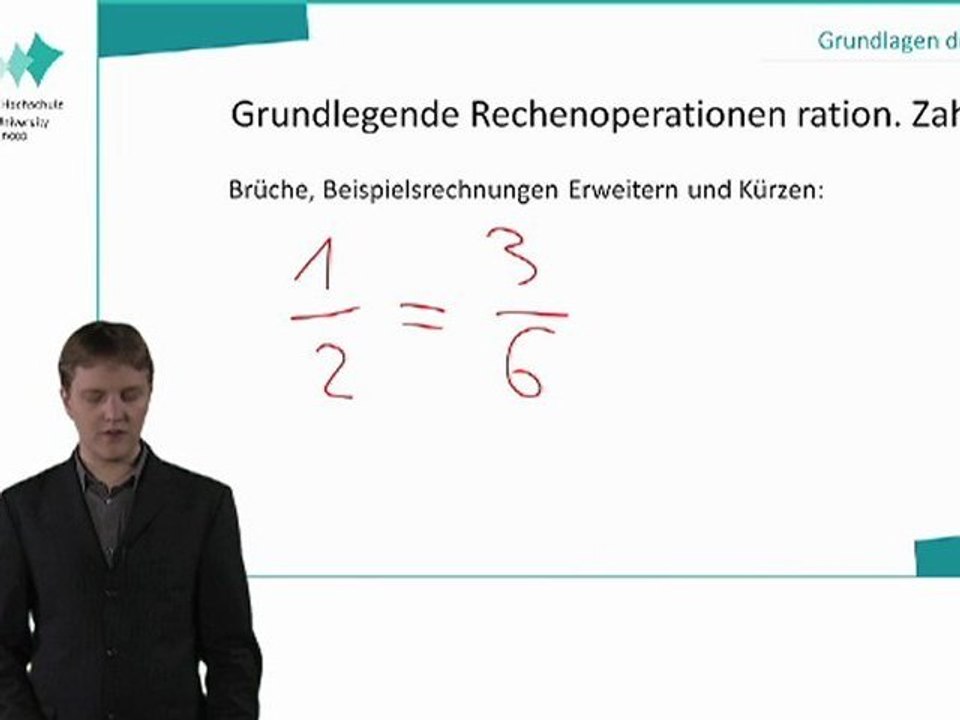 Wirtschaftsmathematik - Lektion 1: Grundladen der Analysis (Teil 1)