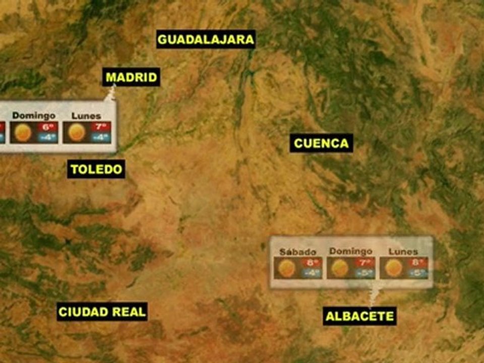 El tiempo en España por CCAA, previsión del viernes 10 al lunes 13 de febrero