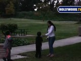 Octo-Mom Nadya Suleman Takes Her Kids To The Park
