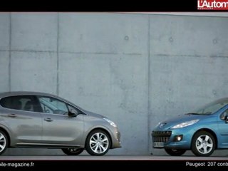 Peugeot 207 contre 208