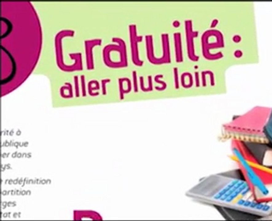 Conference de presse FCPE - interpellation des candidats