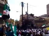 فري برس   مظاهرة في دمشق حي برزة نصرة لحمص  يا الله يا الله 9 2 2012