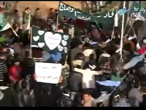 فري برس حمص االحولة المحتلة مظاهرة تنادي باعدام الخائن بشار 8 2 2012