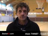 Interview Alain Thinet coach Saint Chamond Basket