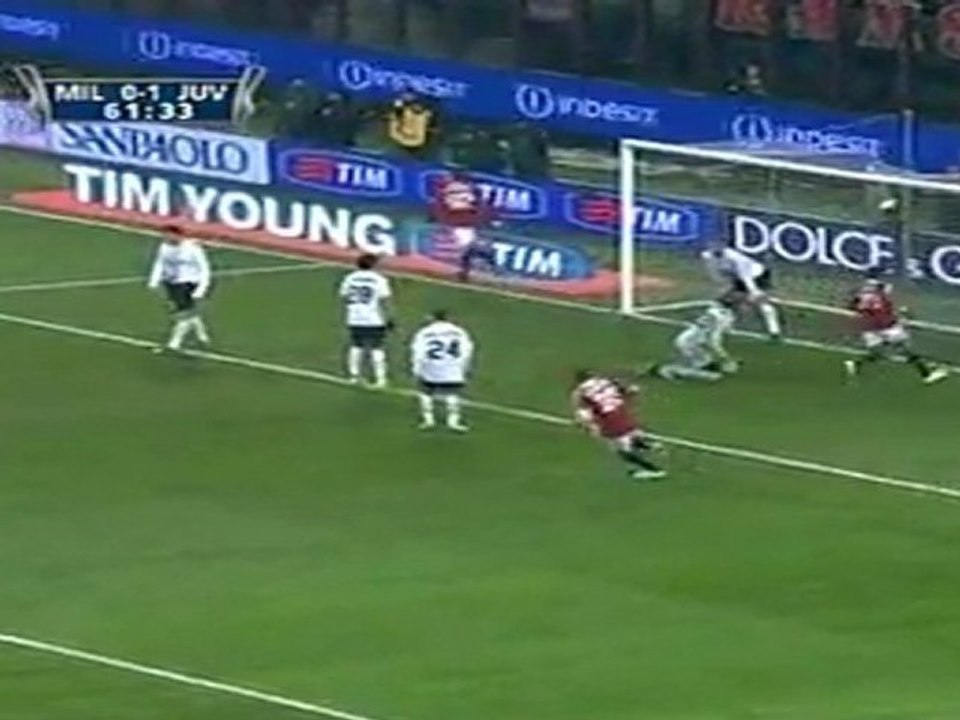 Milan - Juventus 1-2 (Semifinale Andata Coppa Italia, Goals, 08.02.2012)
