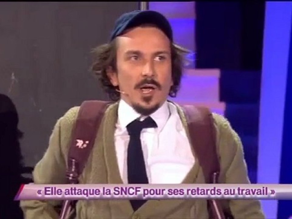 Arnaud Tsamere - Elle Attaque La SNCF Pour Ses Retards Au Travail