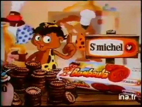 publicité biscuits Bamboula (1990)