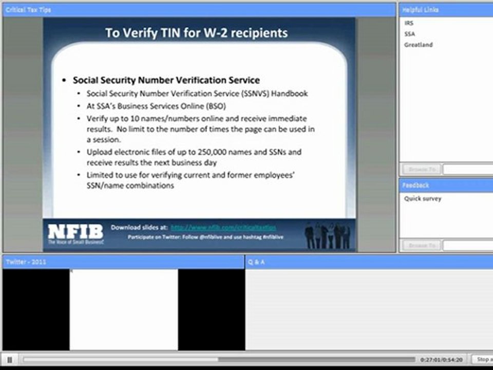 Small Business Webinar: Critical Tax Filing Tips in a ...