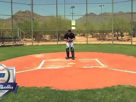 Baseball and Softball Catching Stance - Blocking and Throwing - Chad Moeller