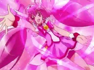 Smile precure: Cure Happy transformation/transformacion/henshin