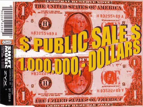 $ PUBLIC SALE $ - 1.000.000,- dollars (wall street tekno mix)