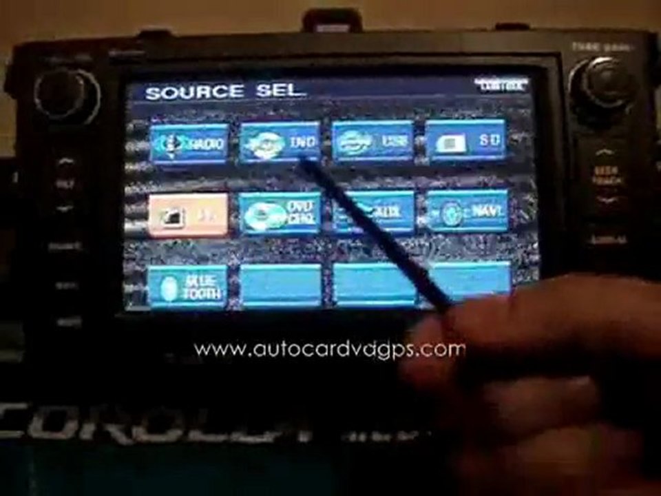 CAR DVD PLAYER NAVEGADOR GPS MULTIMIDIA TOYOTA COROLLA www.autocardvdgps.com