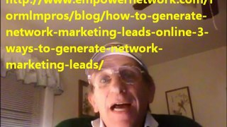 Learn How To Generate Network Marketing Leads Online