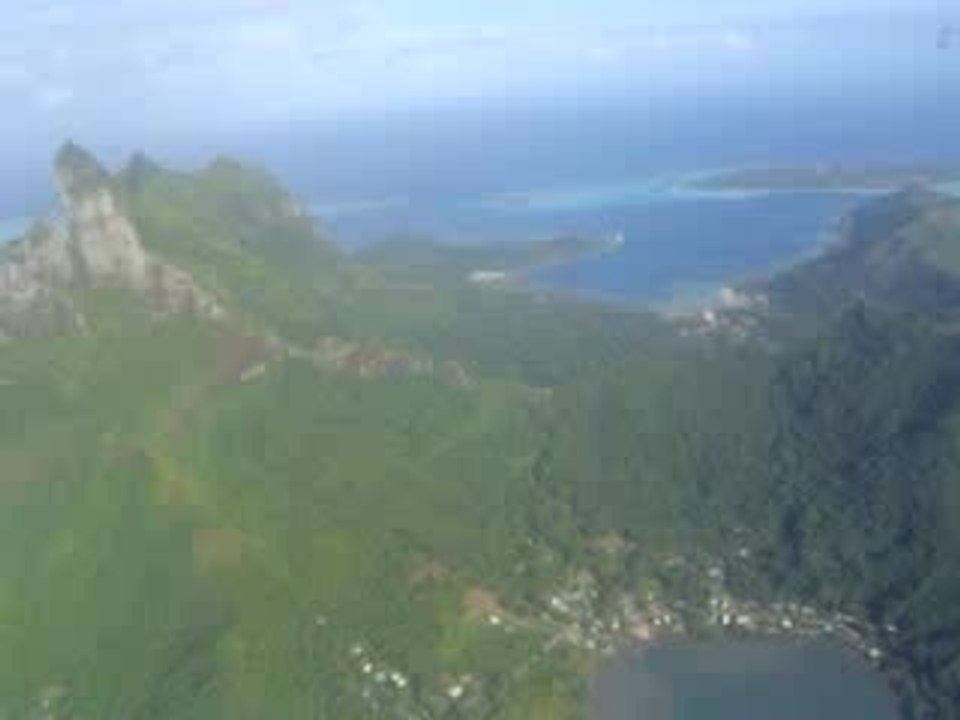 vue d'avion de bora