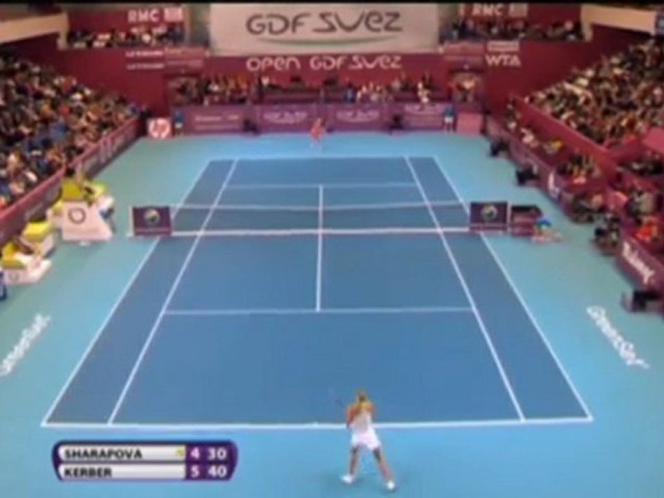 Paris - Kerber gewinnt gegen Sharapova