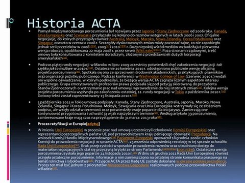 ACTA jesteś przeciw