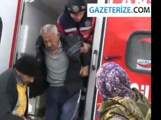 Kar ambulansı hayat kurtardı