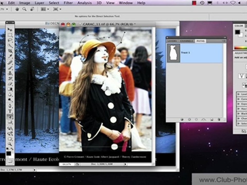 Formation Photoshop 06b par thierry Dambermont - tutorial en francais - Les sélections hybrides (41 min)