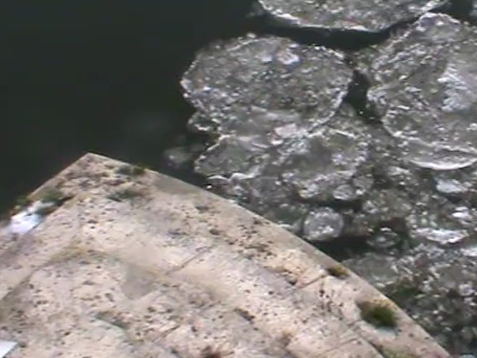 Saumur, La Loire et la banquise