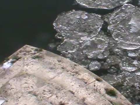 Saumur, La Loire et la banquise