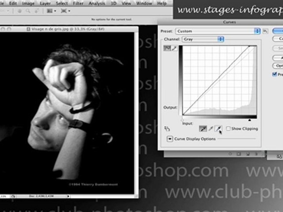 Formation Photoshop 11a par thierry Dambermont - tutorial en francais - Le mode bitmap dans Photoshop (12 min)