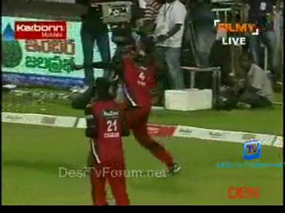 CCL Telugu Warriors vs.Chennai Rhinos- Chennai Inning Ov07-08