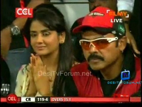 CCL Telugu Warriors vs.Chennai Rhinos- Chennai Inning Ov15-16