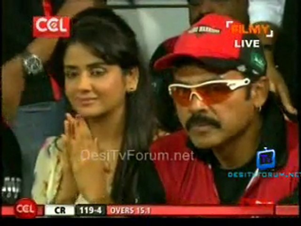 CCL Telugu Warriors vs.Chennai Rhinos- Chennai Inning Ov15-16