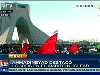 Ahmadinejad destaca logros de la Revolución Islámica