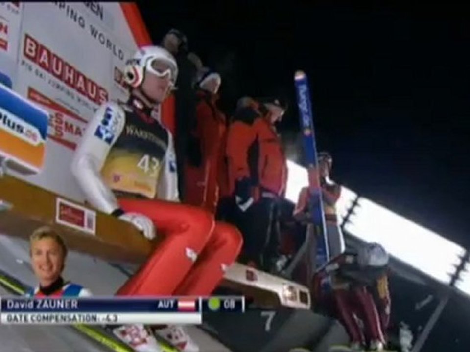 Skispringen - simon ammann liegt vorn