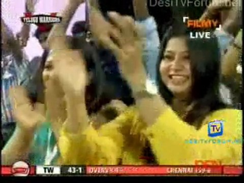CCL Telugu Warriors vs.Chennai Rhinos-Telugu Inning Ov07-08