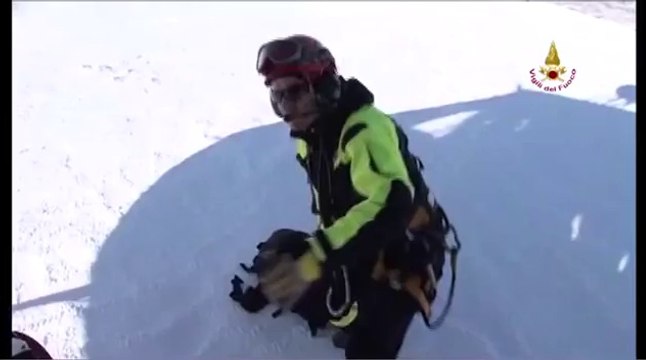 L'Aquila - Emergenza neve - VVF Aeree da Pescara verso L'Aquila 4