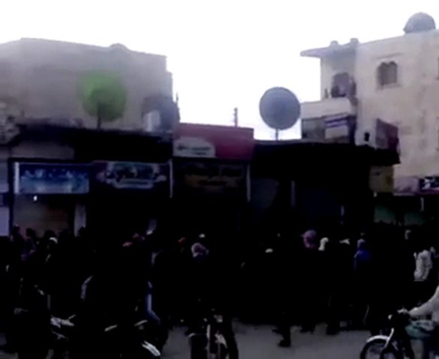 فري برس   منبج جمعة النفير العام روسيا تقتل أطفالنا 10 2 2012